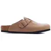 Birkenstock Boston Oiled Leather - Sandales Tabacco Brown 47 - Normal
