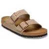 Birkenstock Arizona Oiled Leather - Sandales Tobacco Brown 46 - Étroit
