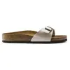 Sandales Birkenstock Madrid BS Birko-Flor Blanc 43 Étroit 940153