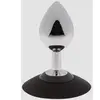 Malesation Plug Anal Ventouse en Aluminium Alu-Plug Chrome Medium