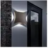 Applique led design éclairage extérieur effet de lampe spot d'accentua...