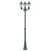 Lampe d'extérieur candélabre sur pied support d'éclairage lanterne lum...