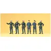 PREISER 1/87 ÈME - PR10232 - MODÉLISME FERROVIAIRE - POMPIERS FRANÇAIS