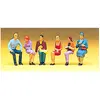 Figurine Spectateurs  - Preiser Figurines pour trains  - PR10095