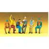 Preiser Modélisme Ho : Figurines : Personnes Assises-Preiser