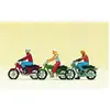 Figurine Motocyclistes  - Preiser Figurines pour trains  - PR10126 
