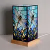 Wagner Life lampe de table LED Art Light Libelle, socle en bois, acryl...