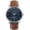Montre - Zeppelin - 8442-3 - Analogique - Cuir marron - Boîtier acier inoxydable