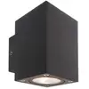 KapegoLED MINI Applique LED 9W lampe cube IP54 double faisceau Applique murale entrée façades terrasse balcon 230V DOUBLE