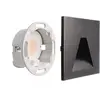 Deko-Light Applique encastrable LED SET Alwaid noir 8x8 cm angle 2 700...