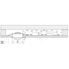 Deko-Light Plafonnier encastré LED Dione, IP44, 2.700 K, nickel, inten...