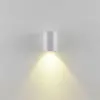 Deko-Light Applique d'extérieur CAN, blanc, à 1 lampe, Ø 8 cm, IP65, m...