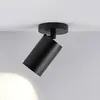 Deko-Light Spot pour plafond CAN TILT, noir, Ø 8 cm, à 1 lampe, métal ...