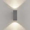 Deko-Light Appliqué d'extérieur LED ShoreLine Pro Square up/down, gris...