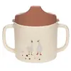LÄSSIG Tasse/Sippy Cup PP/Celllulose Tiny Farmer Sheep/Goose nature