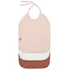 Lässig Bavoir unisexe pour bébé, Rose/lait/rouille, Taille unique