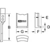 Griffe en acier pour extracteur - KSTOOLS - 200 mm
