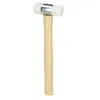 Maillet à embout nylon 200g - tête Ø28mm - avec manche frêne galbé KSTOOLS