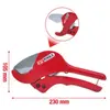 KS TOOLS Cisaille pour tubes plastiques à retour de lame automatique 0-42mm, 230mm