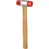 KS Tools Maillet à embout plastique 200g - tête Ø28mm - avec manche frêne galbé