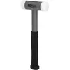 KS Tools Maillet à embouts plastiques anti rebonds, manche acier, L. 300 mm, Ø 40 mm