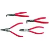 KSTOOLS - Jeu de 4 pinces à circlips int,+ext, Lg 160 mm - 550.2375