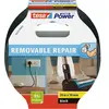 Tesa ruban en toile extra-forte en noir eco réparation de 20x38 mm 56432-00000-00