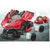 Jamara kit de construction voiture RC Ferrari FXX EVO 27,2 cm rouge en 2 parties