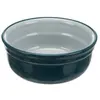TRIXIE Ensemble de mangeoires, 2 × 0,6 L/15 cm, Bleu pétrole/Gris, Chien