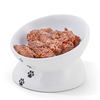 Trixie Chadog - Gamelle, augmentée, en céramique 0,15 L/ø 13 cm, blanc