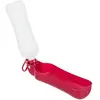 Gourde avec écuelle - TRIXIE - 700mL - Plastique - Pour chien - Blanc et rouge