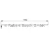 Contact d'avertissement, usure des plaquettes de frein AP805 Bosch AP805