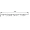 Contact d'avertissement, usure des plaquettes de frein AP802 Bosch AP802