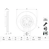 Disque de frein BD2745 Bosch BD2745