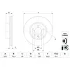 BOSCH Disques de frein pour VOLKSWAGEN: Crafter (Ref: 0 986 479 F22)