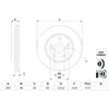 Disque de frein BD2837 Bosch BD2837