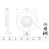 Disque de frein BD2877 Bosch BD2877