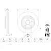 BOSCH Disques de frein pour JEEP: Grand Cherokee (Ref: 0 986 479 F01)
