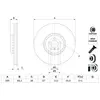 Disque de frein BD2956 Bosch BD2956