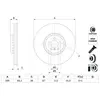 Disque de frein BD2957 Bosch BD2957
