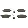 Bosch Automotive Jeu de 4 plaquettes de frein, Essieu avant, par ex. pour Fiat, Abarth