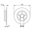 BOSCH Disques de frein pour TOYOTA: Urban Cruiser (Ref: 0 986 479 766)