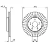 BOSCH Disques de frein pour SUZUKI: Kizashi (Ref: 0 986 479 787)