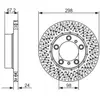Disque de frein BD1513 Bosch BD1513