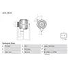Alternateur 4963 Bosch 4963