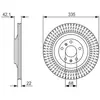 BOSCH Disques de frein pour VOLKSWAGEN: Phaeton & AUDI: A8 (Ref: 0 986 479 591)