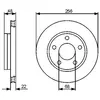 BOSCH Disques de frein pour AUDI: S4, A4 & VOLKSWAGEN: Passat (Ref: 0 986 479 463)
