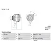 BOSCH Alternateur pour SMART: Roadster, Crossblade, Fortwo (Ref: 0 986 049 111)