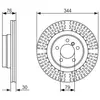Disque de frein BD1347 Bosch BD1347