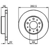 BOSCH Disques de frein pour VOLVO: 760, 740 (Ref: 0 986 478 283)